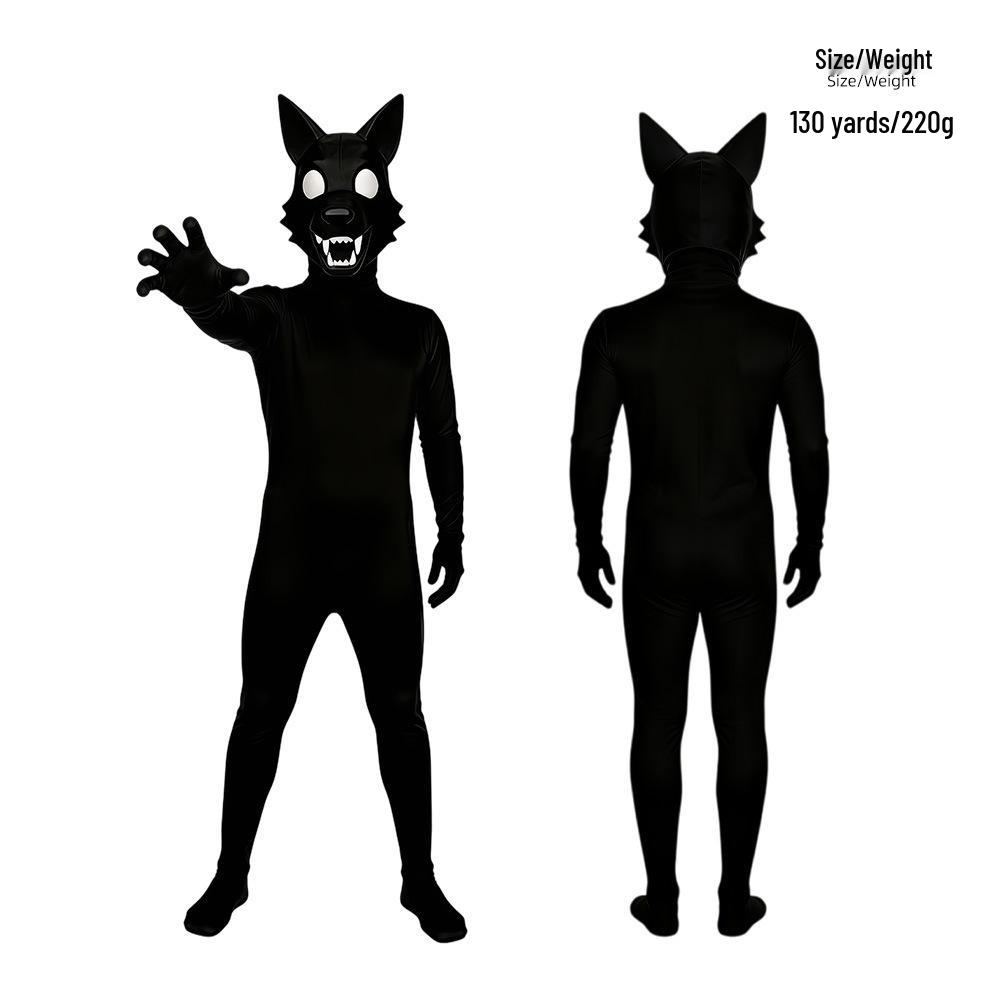 50,000 Halloween Forest Cosplay Costume: Horror Game Owl Deer Design for Kids & Adults.