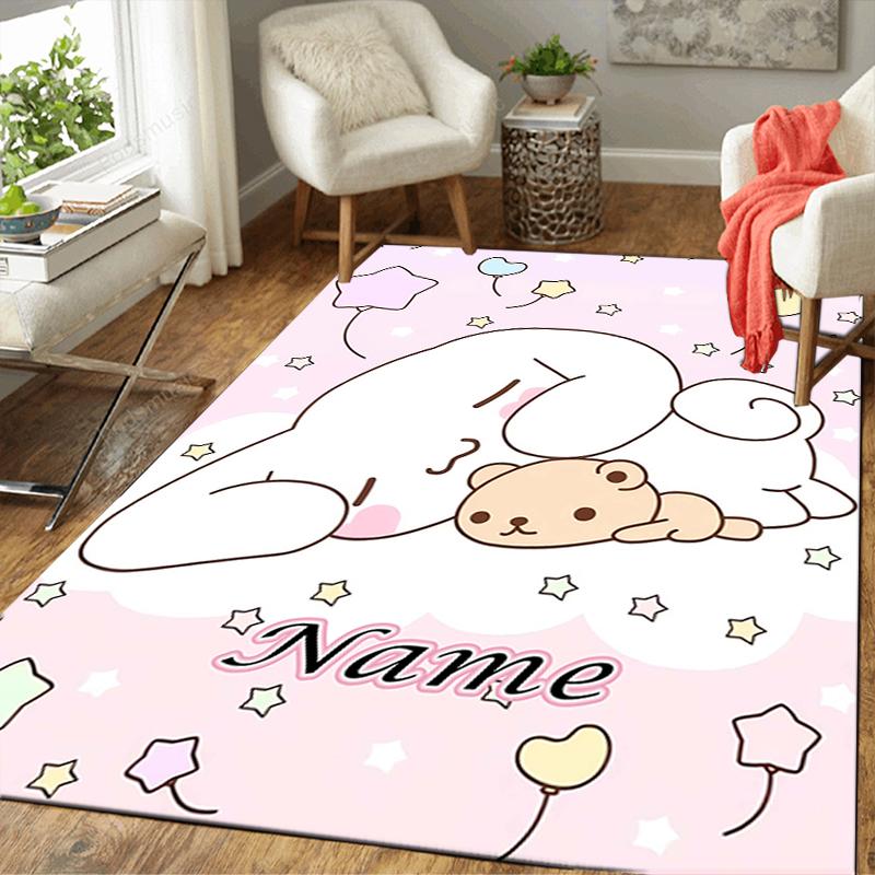 Custom 1Pc Sweet Dreams Cute Bears Rug Office Carpet Indoor Outdoor Entrance Doormat Nonslip Soft And Comfortable Living Room D2915305