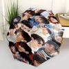 1 PC Automatic Folding Umbrella - Cha Eunwoo Pattern Portable Foldable Design With 8 Ribs Christmas Birthday Gifts