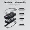 Key Fob Cover Case, Keychain, Metal Shell Cover Compatible For BMW 1 3 4 5 6 7 Series X3 X4 M5 M6 GT3 GT5 (Gunmetal-Carbon Fiber)