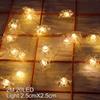 Christmas Tree String Lights Santa Claus Snowman Elk Garland 2025 Christmas Decorations for Home Xmas Ornaments Navidad New Year