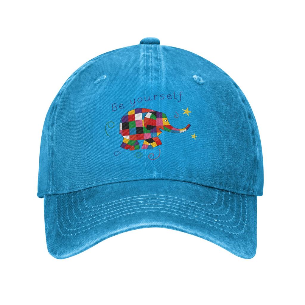 Be Yourself Elephant Funny Teacher Vintage Baseball Cap Unisex Hats Women Visor Protection Snapback Cotton tops gorras