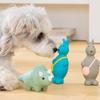 Dinosauro Squeaky Giocattolo da Masticare per Cani Resistente ai Morsi Masticatore Aggressivo Canguro in Lattice Giocattolo Interattivo Pulizia Dentizione Cani Piccoli Giocattolo per la Noia