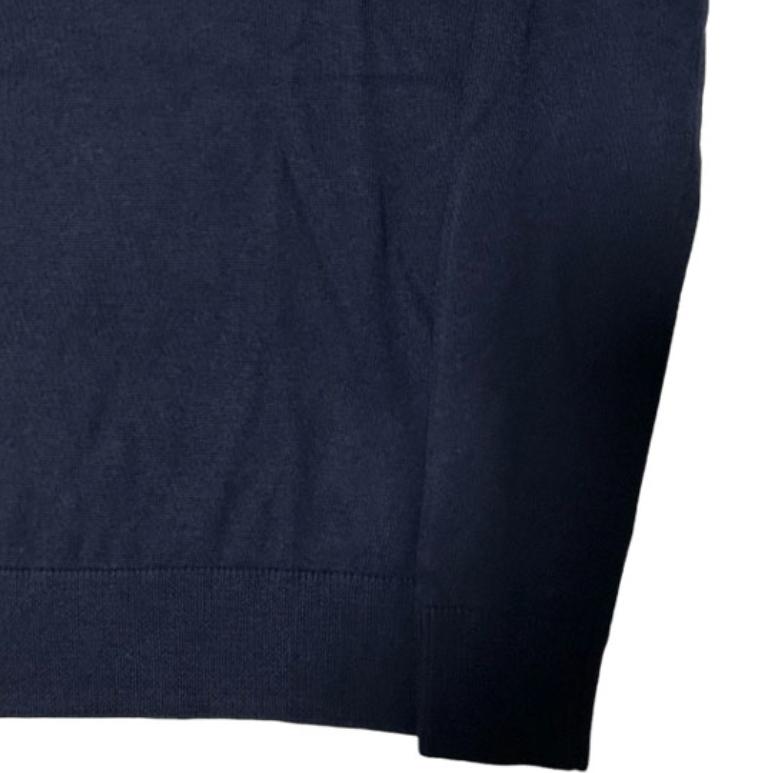 Polo Ralph Lauren FW22 Logo Embroidered Print Solid Color Crew Neck Long Sleeve Sweater Women Sweater Dark-Blue 211685218-002