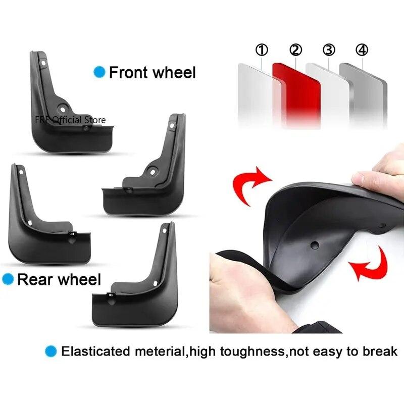 For Hyundai Kona Kauai 2018   OS Auto Mud Flap Splash MudGuards Front Rear Wheel Parts Fender Guard 4PCS Car Accessories