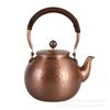 Handcrafted Hammered Copper Teapot Water Boiling Tea Brewing Pot