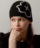 Tatiana Sketch Flower Knit Beanie Ht8244 2 Colors