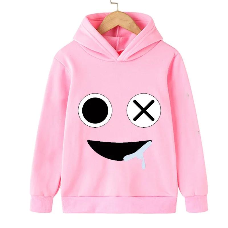 2025 Mikiny Svetr Rainbow Friends Podzim Zima Fleece Děti Dívky Chlapci Dítě Batole Kojenecké Oblečení Vánoční Dárek Mikiny