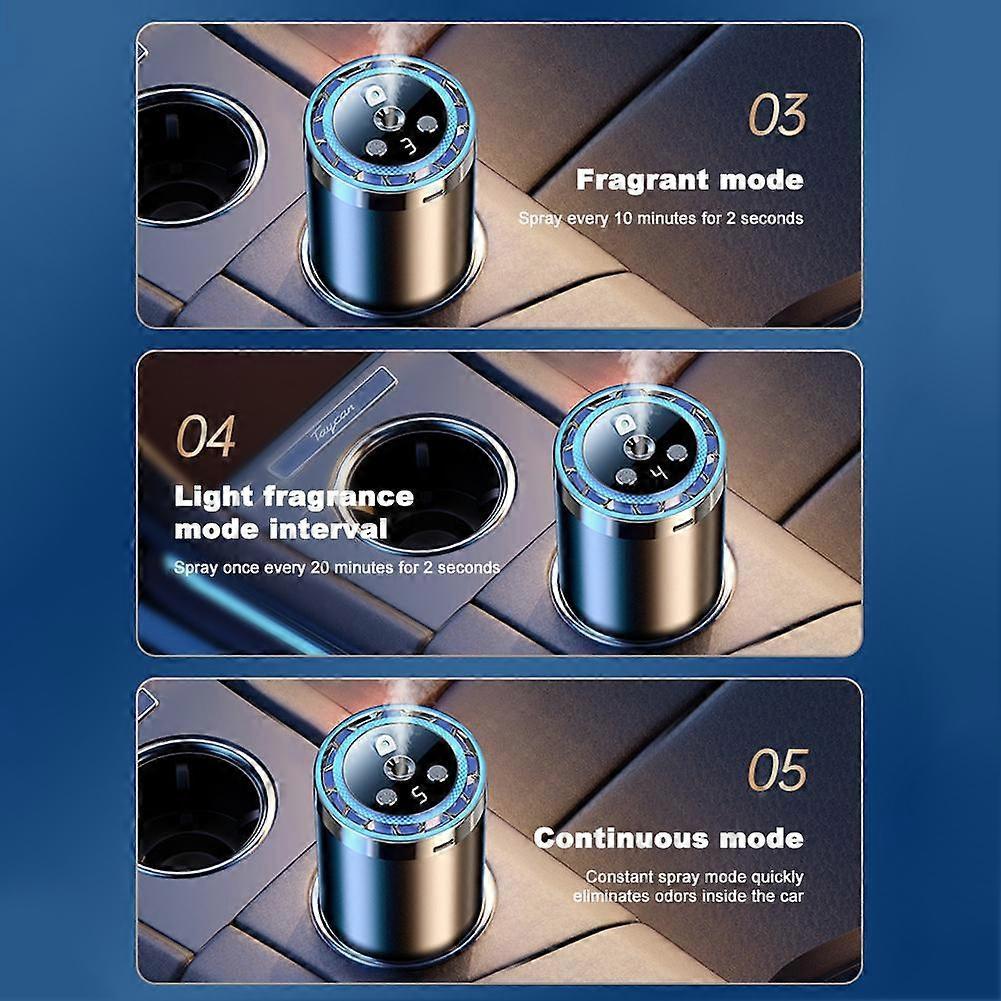 Car Aromatherapy Machine With 5 Speed Adjustable Usb Charging For Auto Air