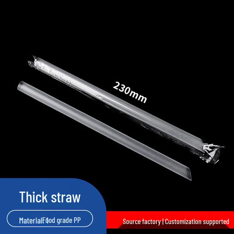 Disposable PP Thick Cold Drink Straws