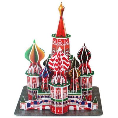3D Magic Puzzle I Make a World Famous Building Series St. Basili Cathedral Korean Block Korea 3d Puzzle