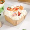 50Pcs Muffin Cup Easy To Release Disposable Non-stick High-temperature Resistant Roll-rim Design Baking Paper Thickened