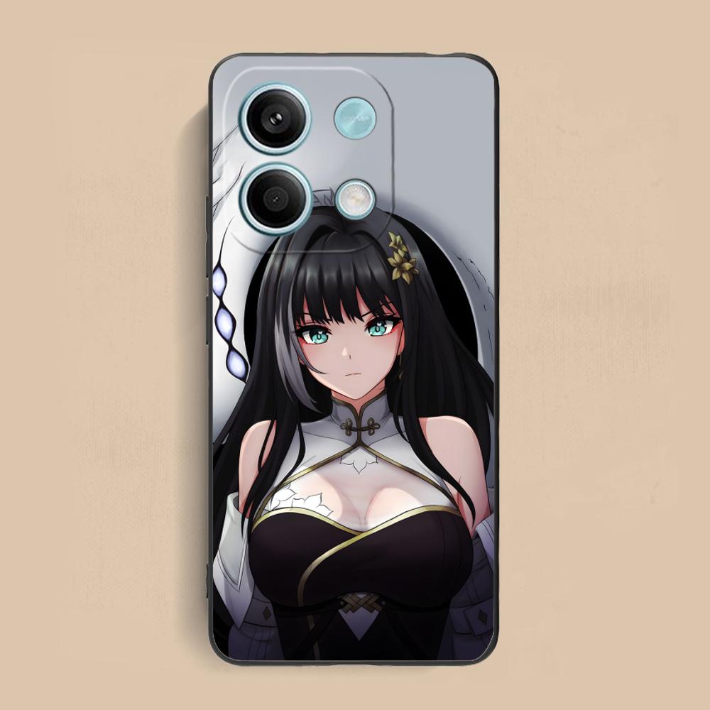 Wuthering Waves Baizhi Phone Case for Xiaomi Redmi 15 14 13 12 A5 3 2 1 C Plus 4G 5G Soft TPU Shockproof Cover