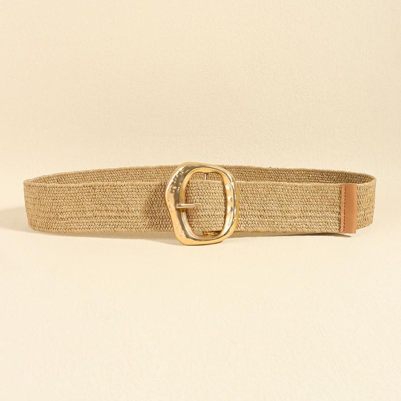 Woven Linen Women Waist Belt Fashion Waist Accessory for Skirts Dresses Bohemian Styles Waist Decoration for Festival