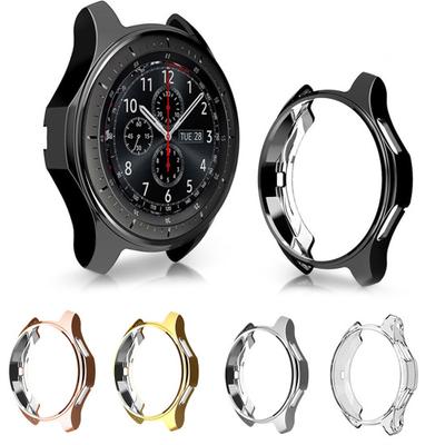 Stoßfestes galvanisiertes TPU-Gehäuse für Samsung Hülle Abdeckung Galaxy Watch 42/46mm