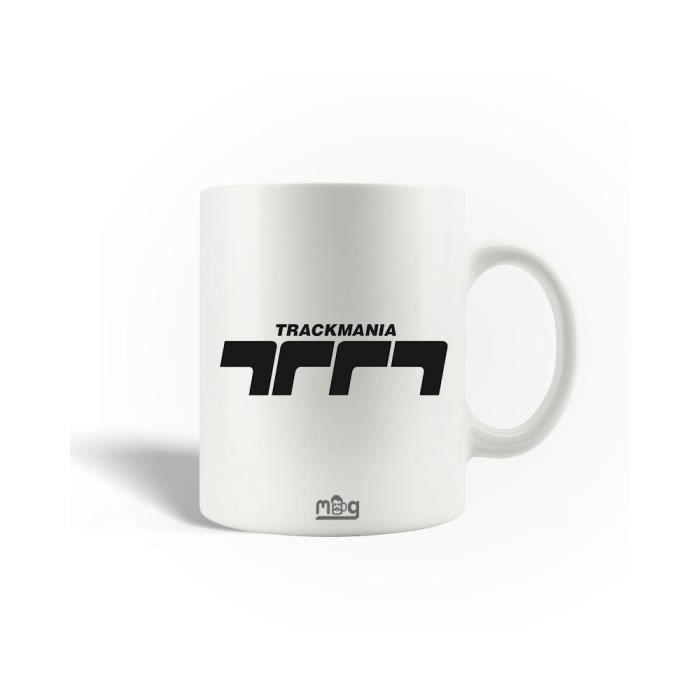 Mug en Céramique - MANIACASE - Trackmania - Noir - 30cl - Compatible lave-vaisselle