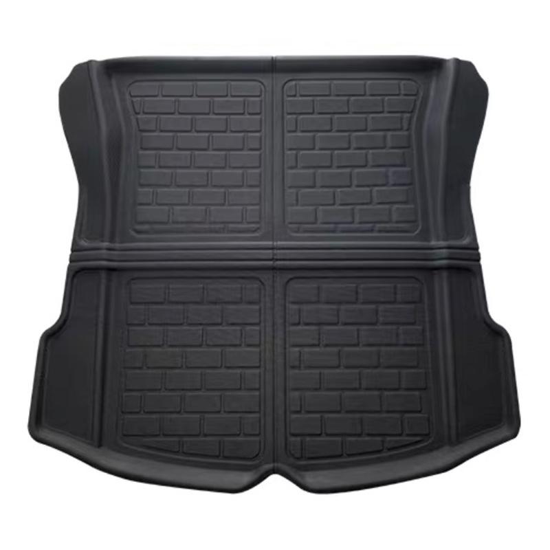 Non-Slip XPE TPE Floor Mats & Trunk Mat for Tesla Model 3/Y, Left & Right-Hand Drive, with Backrest & Foot Pads