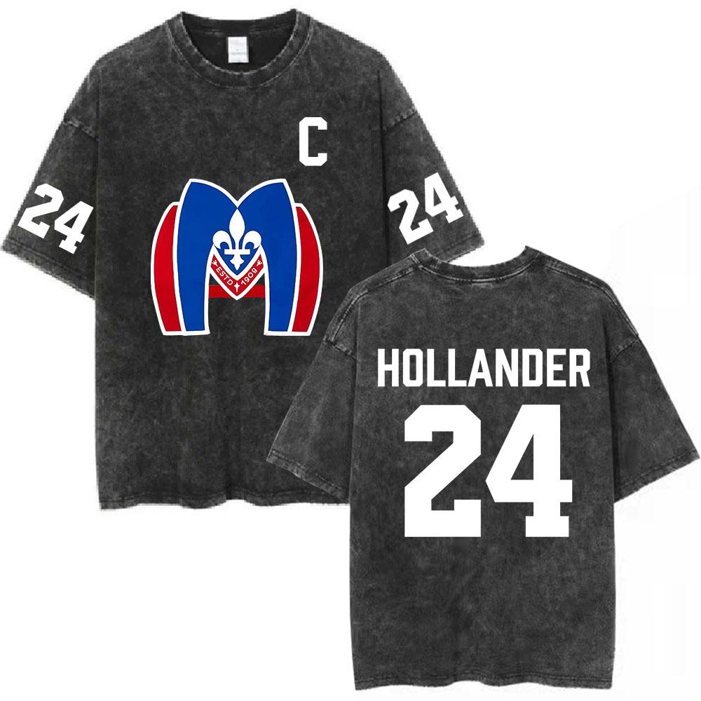 

Heated Rivalry Shane Hollander Montreal Metros Vintage Washed Tshirt Men Women Clothing Fashion Cotton Short Sleeves T Shirt S