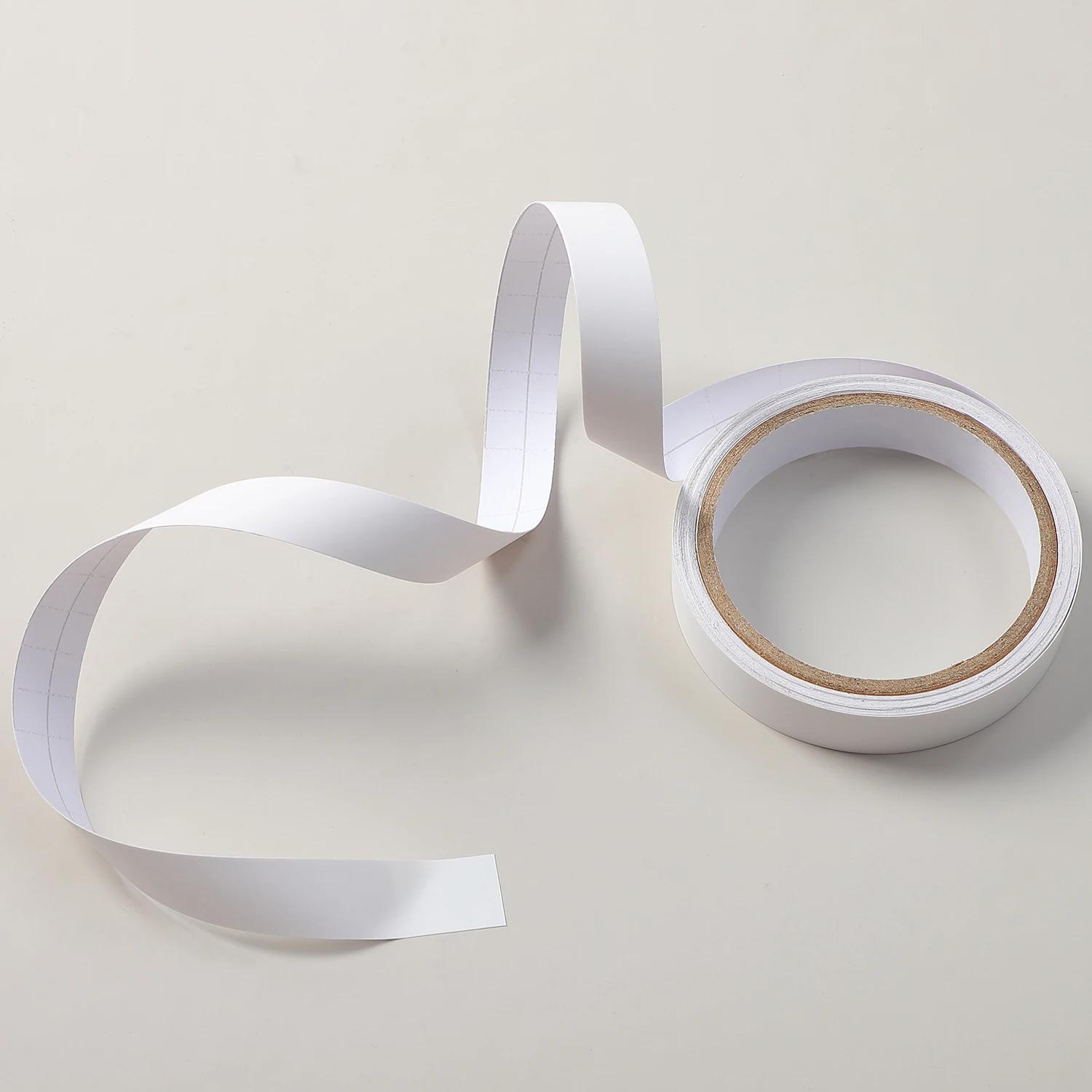 

1PC 10m/393.7in White border Thick sticker,peel stick,self-adhesive wall decorative strips,cabinets, tables,room decoration 10mx2.5cm