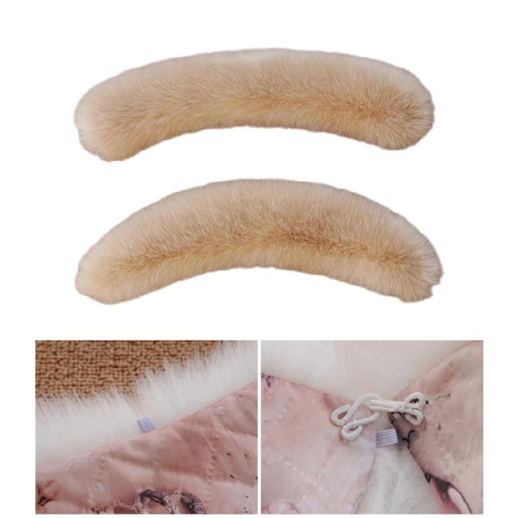Soft Winter Neck Scarf Friendly Artificial Furs Design Portable Winter Scarf For Hiking Running And Travel