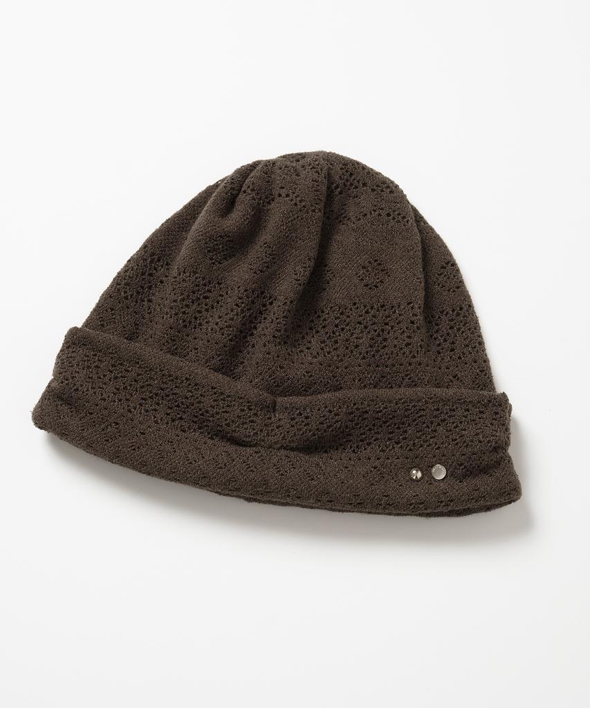 MILLO WOMEN Pointel Symbol Beanie [Brown]