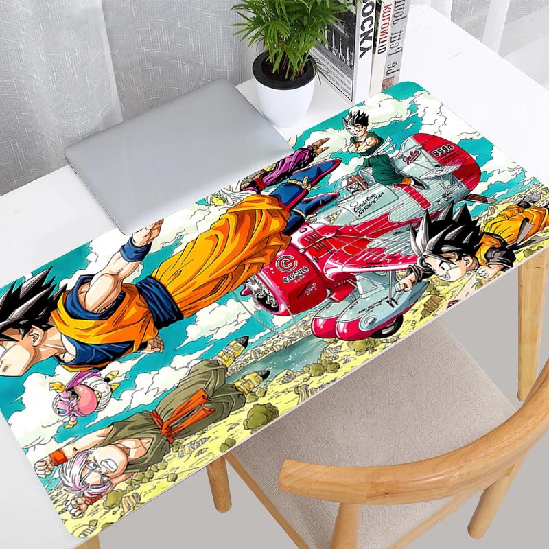 Dbz Dragon Ball Z Mouse Pad Japanese Anime Gaming Accessories Office Table Mat Varmilo Keyboard Pad Xxl Esports Gamer Mousepads