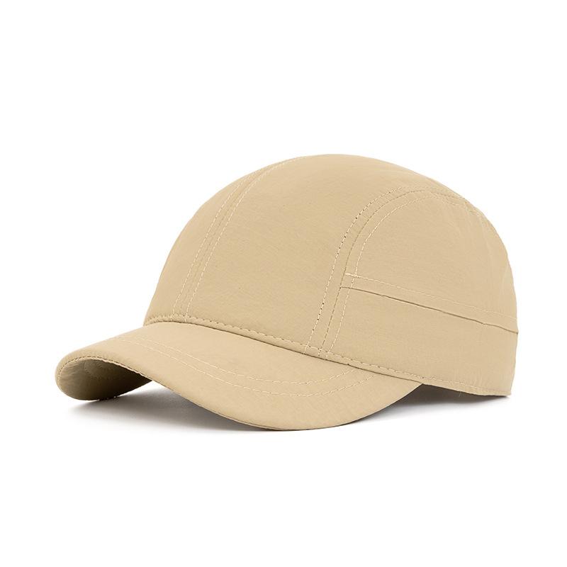 Summer Quick-Drying Short-Brimmed Baseball Cap Men's Breathable Thin Cap Outdoor Camping Sunshade Hat