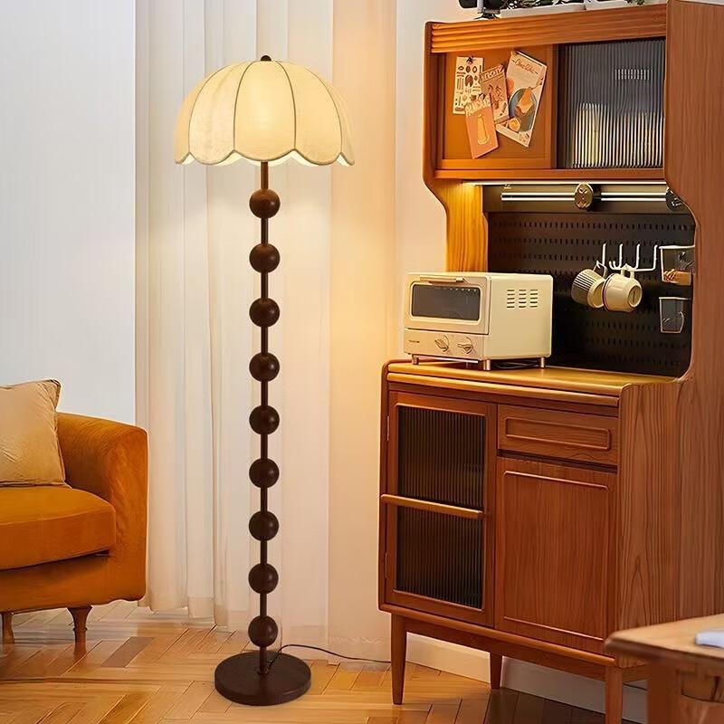 UOSU Mid-Century Modern 9-Sphere Fabric Floor Lamp