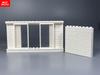 Mattoncini MOC Porta Scorrevole su Rotaia Telaio 1x4x6 60596 92589 Muro di Casa Particelle Assemblate Blocco da Costruzione Giocattolo di Plastica per bambino