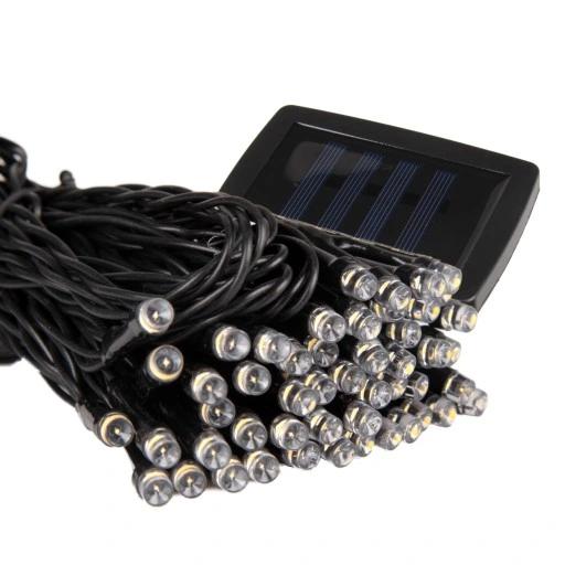 Girlanda Solarna Ogrodowa Lampki Łańcuch 100 Led