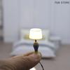 1:20 Mini Furniture Miniature Desk Table Lamp Model Dollhouse Children Baby Gift Toy Doll House DIY Accessories