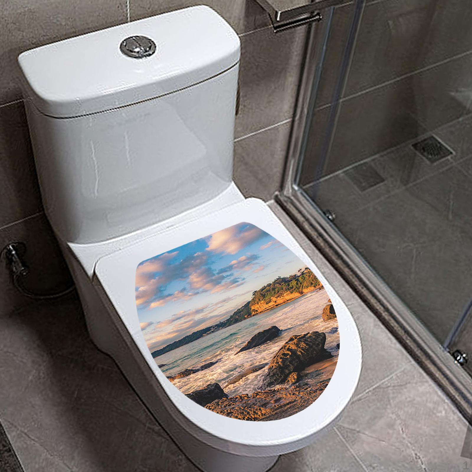 

Наклейки на крышку унитаза, аксессуары для крышки Style A