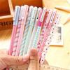 10 Pcs/Set Color Pen Flower Animal Starry Star Sweet Flora Colored Gel Pen 0.38mm Cute Pens For School Stationary