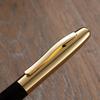 Metal-Plated Push-Button Sponge-Grip Ballpoint Pen Business Gift Ballpoint Pen with Customizable Logo Printing
