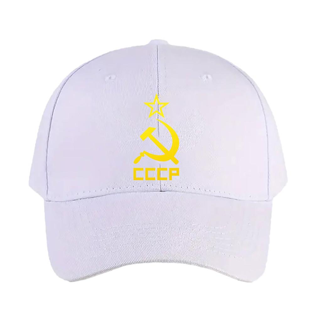 CCCP Yellow Cap Summer Woman Man Adult Hat Fashion Casual Adjustable Printed Baseball Caps Trucker Cap Outdoors