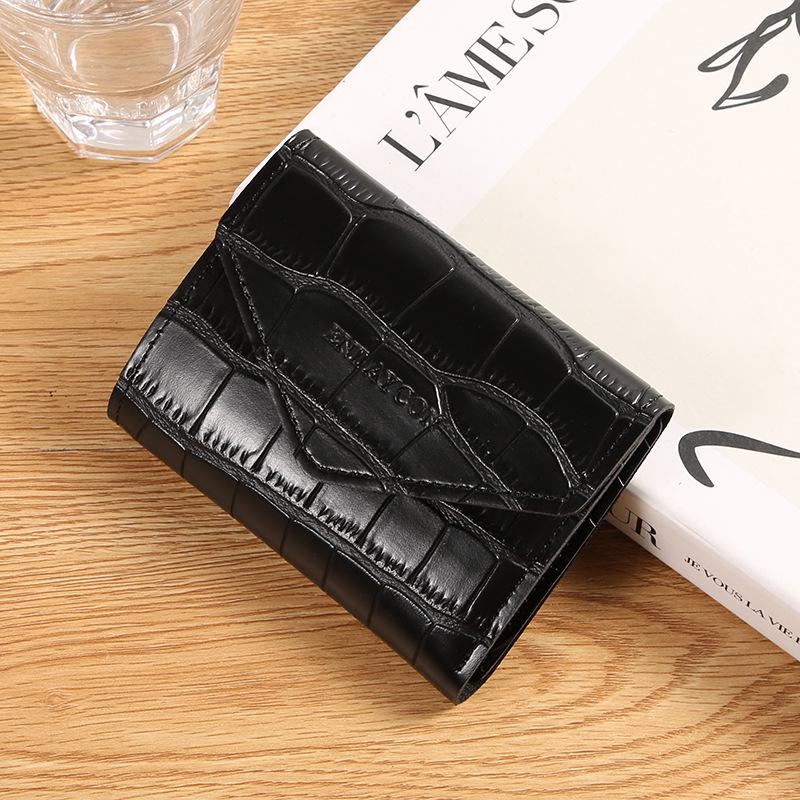 Korean Style Stone Pattern Large Capacity Multifunctional Wallet and Card Holder