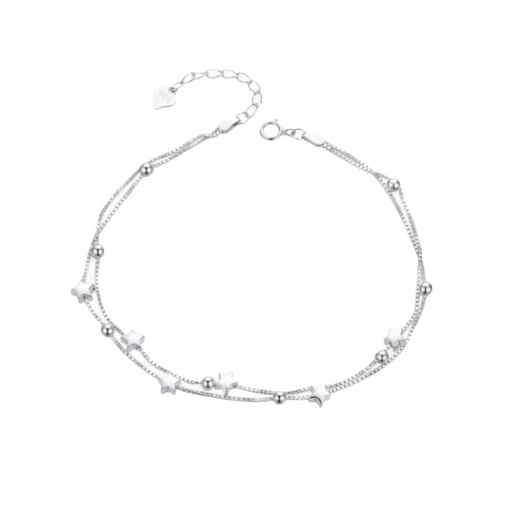 Star Charm Bracelet Multi-layer Double-layer Jewelry Simple Lucky Bead Bracelets  Gifts Star