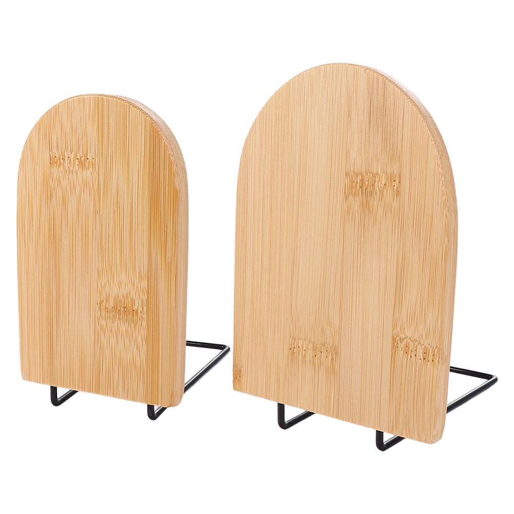 Desk Storage Desktop Organizer Student Stationary Wood Bookend Book Stand Bookshelf Book Holder