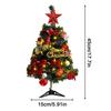 45cm Christmas Tree Set Christmas Decor with Lights Desktop Mini Christmas Tree Ornaments New Year Party Decoration Gift Navidad