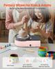 Mini Pottery Wheel Electric Clay Wheel for Kids and Adults 158 Mm Pink