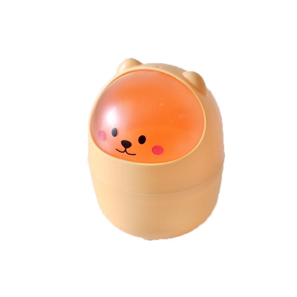 Flip Lid Wastebasket with Lid Waterproof Small Garbage Can  Workers in the workplace