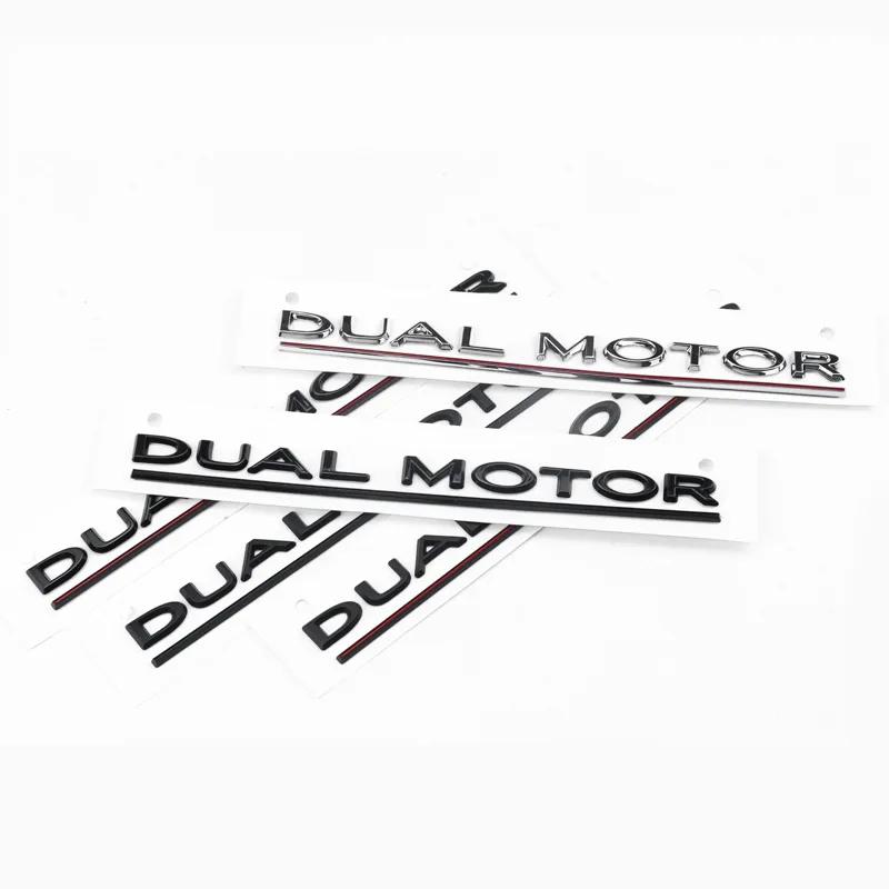 Emblema Scritta Sottolineata DOPPIO MOTORE per Model Y 3 X S Car Styling Adesivo Badge Camion