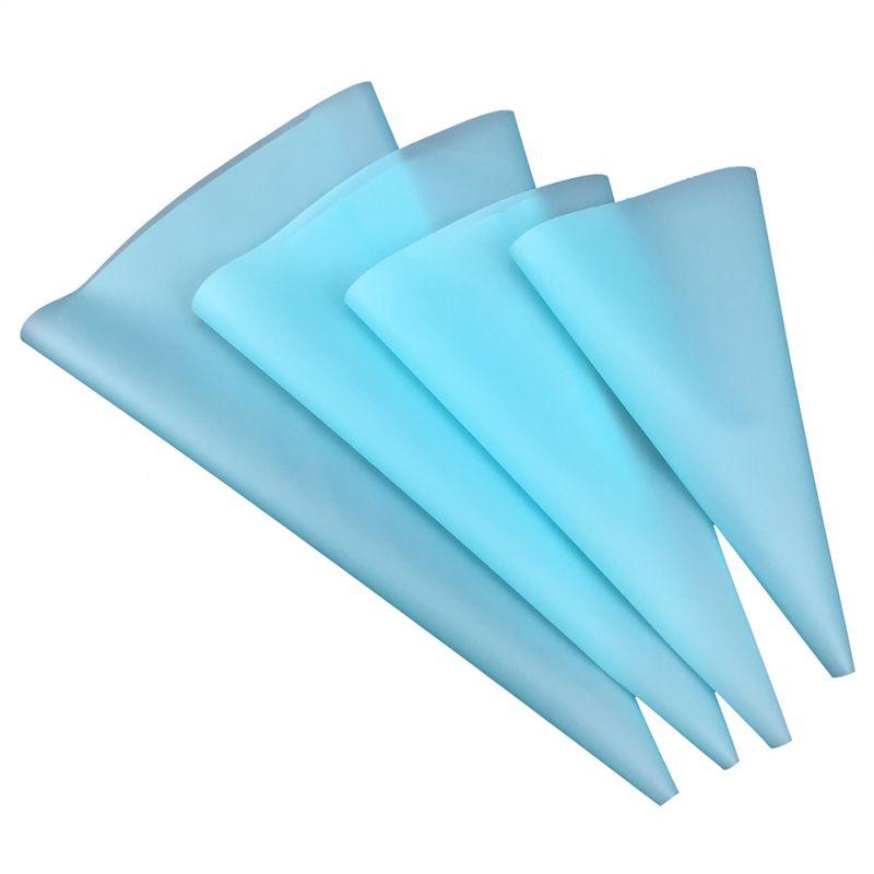 4PCS Disposable Pastry Bags Cake Cream Decoration Kitchen Living Food Preparation Bags Cup Cake Piping Tools Baking Accessories