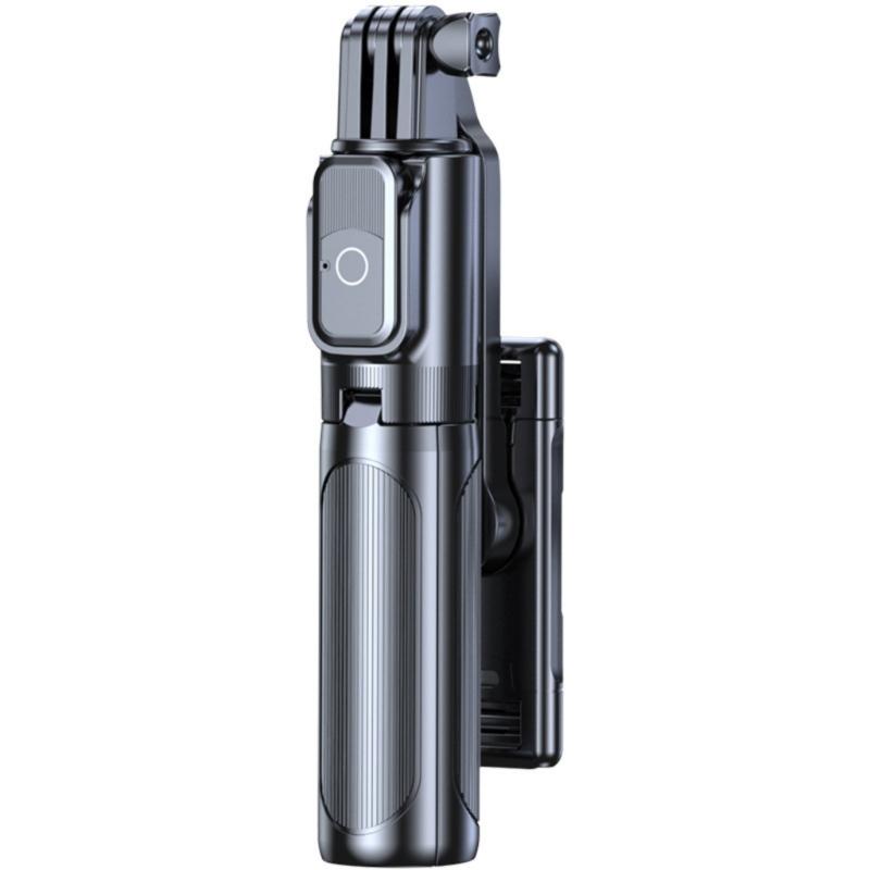 

Small 80cm Selfie Stick with bluetooth-compatible remotes & Adjustable Light Travel Friendly Selfie Stick for All Take Angles чорний