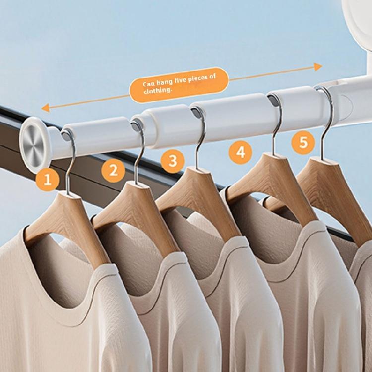 Portable Travel Clothes Hanger With Suction Pads Foldable ABS Rack For Showers Hotels Space Saving Storage Solution For Towels Bags