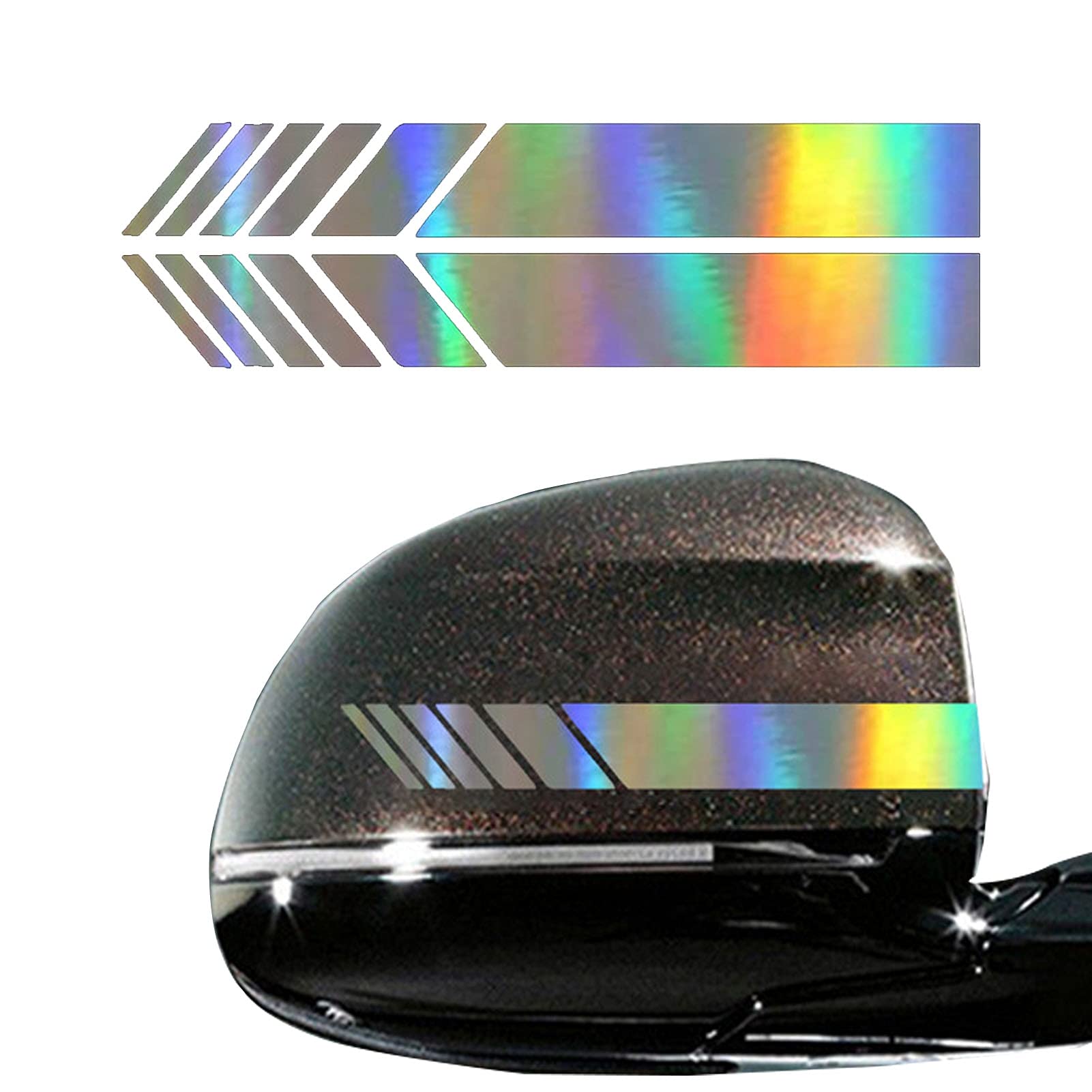 

1 Pair Auto Car Sticker Non-fading Fashion Color Stripe Car