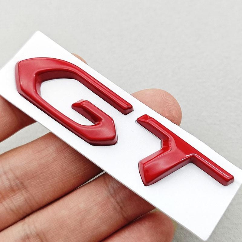 2026 Hot For VW VOLKSWAGEN 3D Metal Car Sticker Logo GT Side Fender Rear Trunk Badge Emblem For Peugeot 308 408 208 508 3008 400