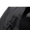 Large Size 5xl Autumn And Winter New Trendy Solid Color Men's Thickened Loose Casual Men's Daily Hooded Jacket