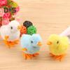 6Pcs Clockwork Toys Plush Chick Wind-up Toys Realistic Appearance Simulated Chick Figures Fluffy Chick Toys