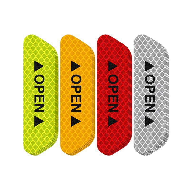 Reflective Car Door Open Warning Stickers for Safety and Decoration
